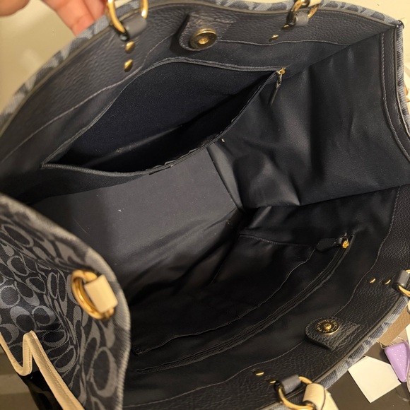 Coach Denim Tote Bag - Picture 11 of 14